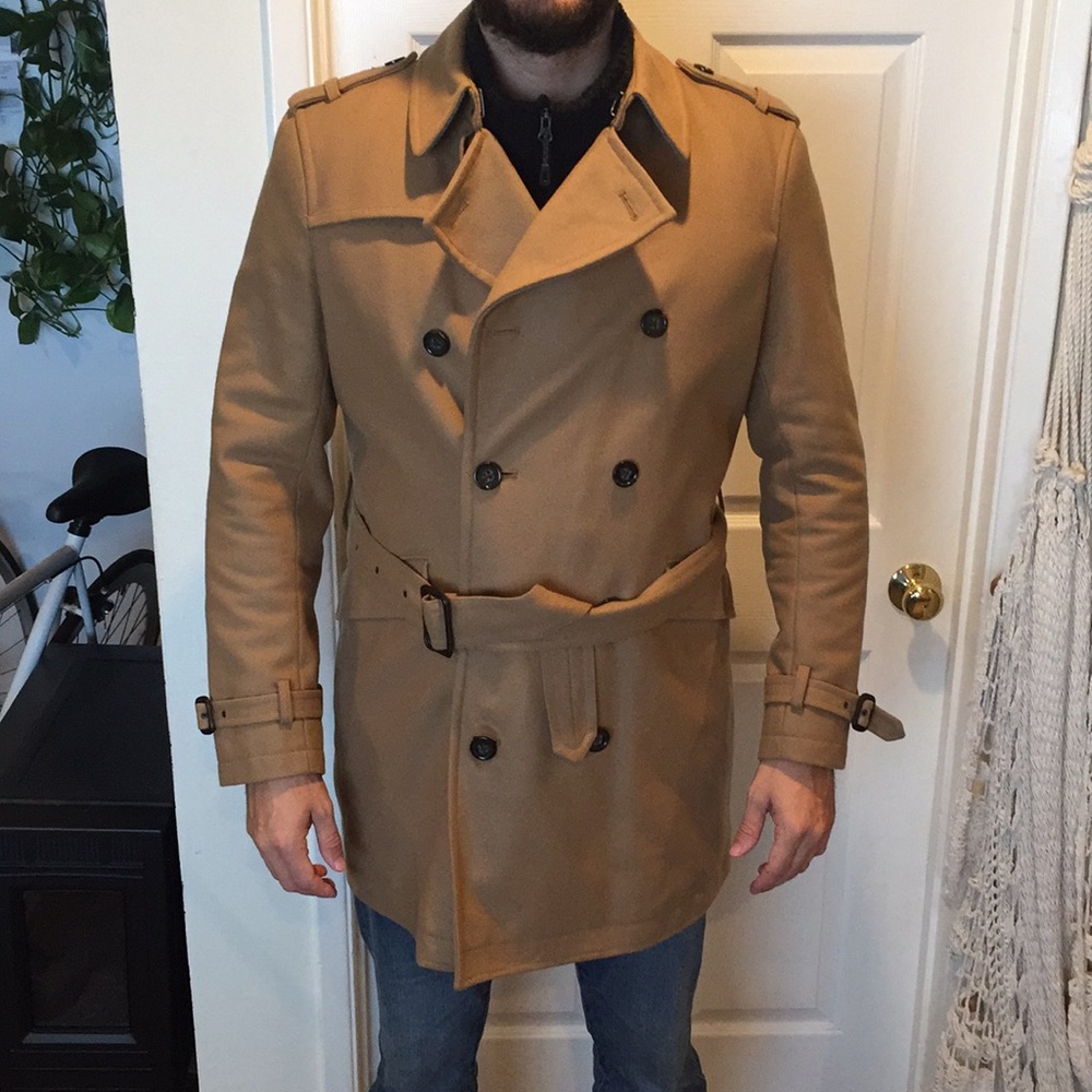 Banana Republic Wool Trench Coat